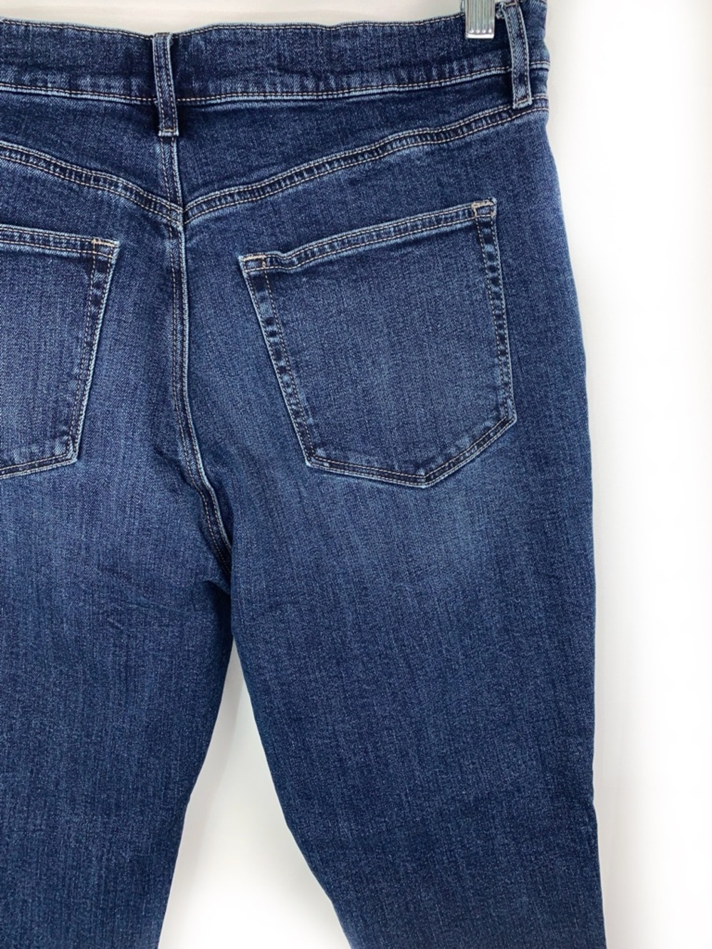LOFT Dark Wash High-Rise Skinny Jeans - Picture 4 of 7